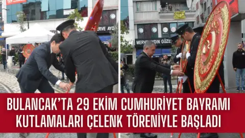 Kocaeli’de 29 Ekim kutlamaları çelenk töreniyle başladı