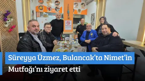 Süreyya Üzmez, Bulancak’ta Nimet’in Mutfağı’nı ziyaret etti