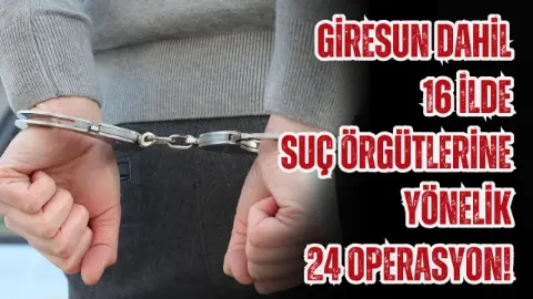 Denizli dahil 16 ilde suç örgütlerine ağır darbe!