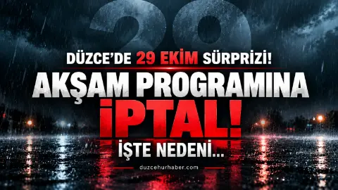 Düzce'de 29 Ekim Fener Alayı Yürüyüşü İptal Edildi