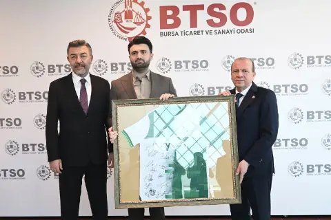 BTSO Başkanı Özer Matlı’dan yoğun mesai, kurumlarla iş birliği öne çıktı