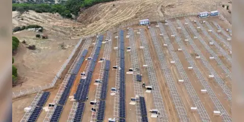 Bozdoğan’da GES projesi yüzde 75 seviyesine ulaştı