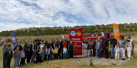 Kayseri İtfaiyesi’nin 100. yılına özel anlamlı etkinlik: 500 fidanlık hatıra ormanı