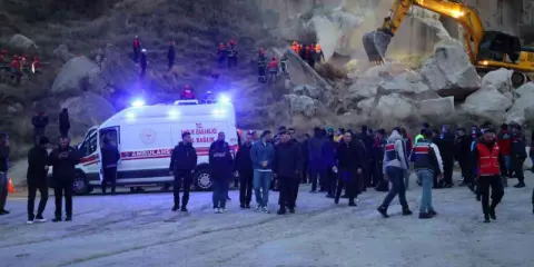 Kapadokya'da çöken peribacasının enkazında bir kişinin daha cansız bedenine ulaşıldı! Can kaybı 3'e çıktı