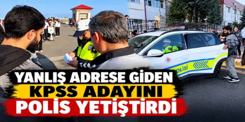 Rize'de Yanlış Kampüse Giden KPSS Adayının İmdadına Polis Yetişti