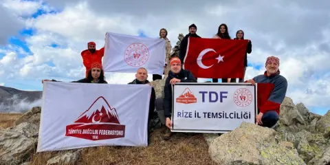 Rize'de 29 Ekim Cumhuriyet Tırmanışı