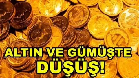 Altın ve gümüşte düşüş! Gram ve çeyrek altın bakın kaç lira oldu