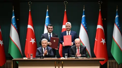 Türkiye ile Özbekistan arasında 5 anlaşma imzalandı