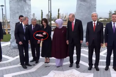 Beştepe'deki açılışa damga vuran an! Tüm bakışlar aynı anda o tarafa döndü