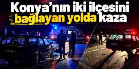 Konya'da Kavşakta Çarpışan Otomobiller: 3 Yaralı Var
