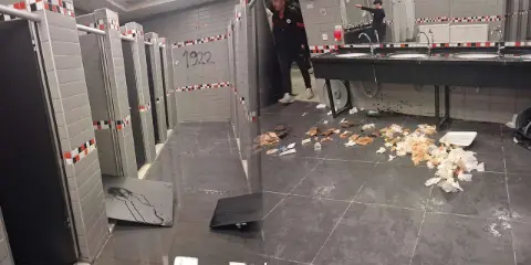 Gençlerbirliği taraftarı, Konyaspor’un stadyumunu bu hale getirdi