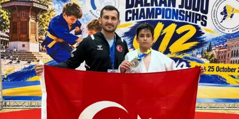 Konya’nın genç sporcusu Balkan Şampiyonası’nda kürsüye çıktı