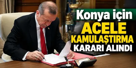 Cumhurbaşkanı Erdoğan imzaladı! Konya'nın bir ilçesine doğal gaz müjdesi