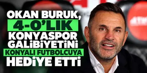 Okan Buruk, Konyaspor galibiyetini Konyalı isme armağan etti