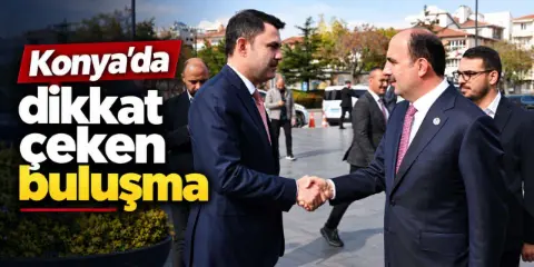 Bakan Kurum'dan Konya'nın projelerine yakın takip