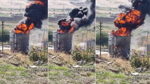 Siirt Kurtalan’daki Petrol Sahasında Yangın Çıktı: 2 İşçi Yaralandı