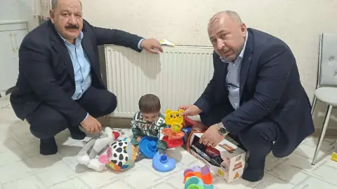 Siirtli İş İnsanı Seyithan Solmaz’dan DMD Hastası Halil Eren’e Destek