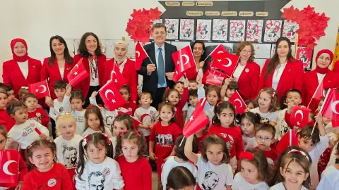 Miniklerin Cumhuriyet Bayramı heyecanı