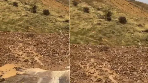 Elazığ’da heyelan paniği