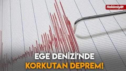 Ege Denizi'nde korkutan deprem!