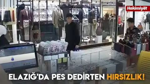 Elazığ'da pes dedirten hırsızlık!