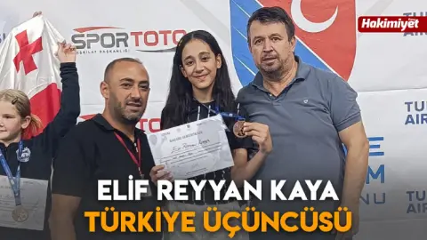 Elif Reyyan Kaya Türkiye Üçüncüsü