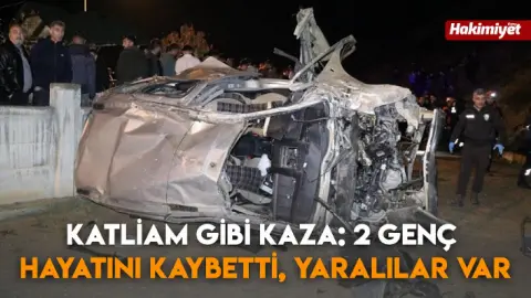 Katliam gibi kaza: 2 genç hayatını kaybetti, yaralılar var