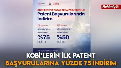 KOBİ’lerin ilk patent başvurularına yüzde 75 indirim
