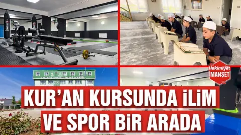Kur’an kursunda ilim ve spor bir arada