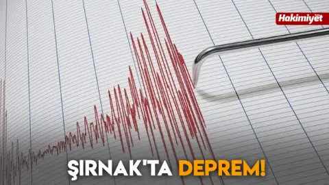 Şırnak'ta deprem!