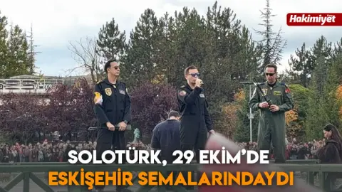 SOLOTÜRK, 29 Ekim’de Eskişehir Semalarındaydı