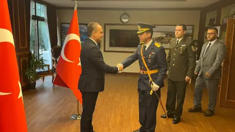 Fethiye Kaymakamı Akkaya, Cumhuriyet Bayramı tebriklerini kabul etti