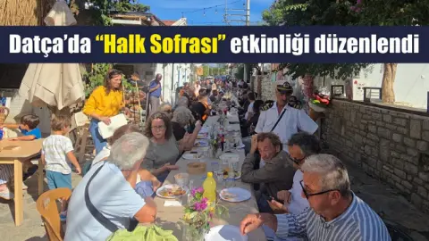 Datça'da'Halk Sofrası' etkinliği düzenlendi