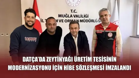 Datça'da Zeytinyağı Üretimine Modernizasyon Desteği