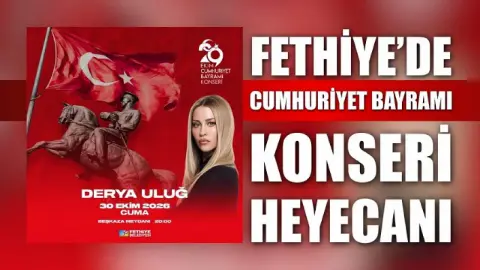 Fethiye’de Cumhuriyet Bayramı Konseri Heyecanı