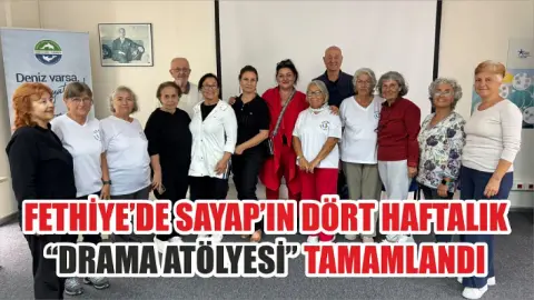 Fethiye’de SAYAP’ın dört haftalık ‘Drama Atölyesi’ tamamlandı