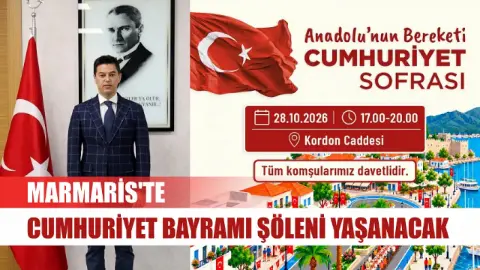 Marmaris'te Cumhuriyet Bayramı şöleni yaşanacak