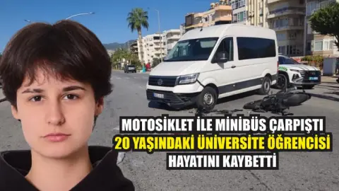 Motosiklet İle Minibüs Çarpıştı: 20 Yaşındaki Üniversite Öğrencisi Hayatını Kaybetti