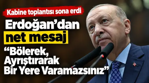Erdoğan’dan Muhalefete Rest: ‘Bu Milletin Kardeşliğinden Elinizi Çekin!’
