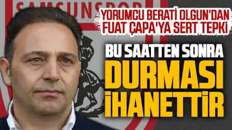 Gündem Futbol'da Samsunspor’dan Fuat Çapa’ya sert eleştiri