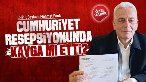 CHP Samsun İl Başkanı Mehmet Pank, 29 Ekim Cumhuriyet resepsiyonunu karıştırmış!