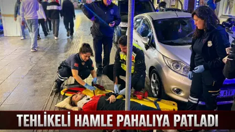 Samsun’da tehlikeli makas kazayla bitti