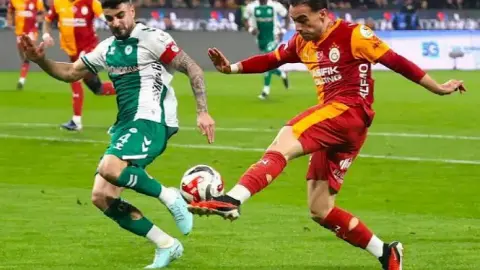 Trendyol Süper Lig'de Galatasaray zorlu Konyaspor deplasmanında