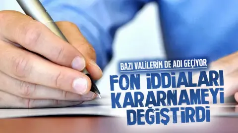 Valiler Kararnamesinde 'Fon' Krizi: Şamil Tayyar'dan İddialar