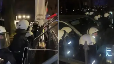 Polonya’da Anayasa Mahkemesi krizi: Polis mahkeme binasını bastı