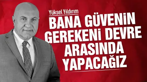 Samsunspor Başkanı Yüksel Yıldırım'dan mesaj