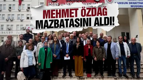 YENİ Parti Samsun İl Başkanı Mehmet Özdağ mazbatasını aldı