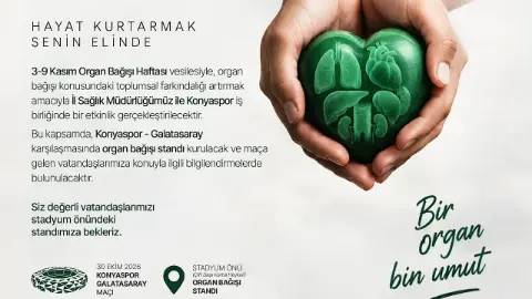 Konyaspor’dan organ bağışı etkinliği