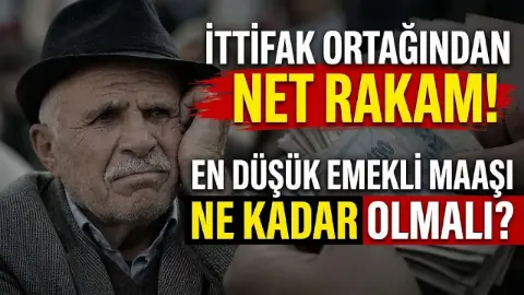 Cumhur İttifakı ortağı en düşük emekli maaşı için rakam verdi