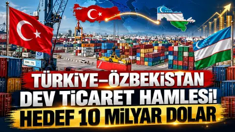 Türkiye ile Özbekistan arasında 10 milyar dolarlık ticaret hedefi için yeni adım